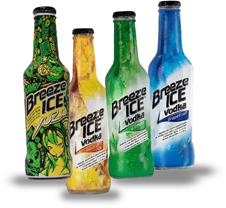 Botellas de Breeze Ice